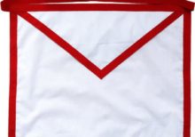 Masonic Holy Royal Arch White Cotton Duck Cloth Member Apron