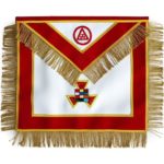 Masonic Royal Arch Past High Priest Apron PHP with Fringe Hand Embroidered