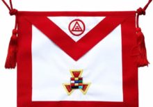 Masonic Royal Arch Past High Priest PHP Apron Hand Embroidered