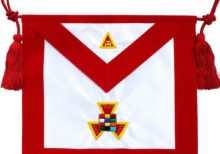 Masonic Royal Arch RAM Past High Priest PHP Apron Hand Embroidered