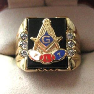 Independent Order of Odd Fellows Masonic Copper Ring