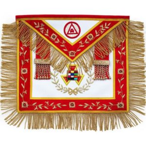 Masonic Royal Arch PHP Past High Priest Apron Bullion Hand Embroidered