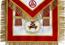 Masonic Royal Arch Past High Priest PHP Bullion Hand Embroidered Apron