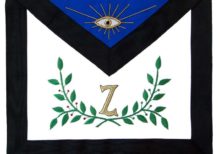 Masonic AASR 4th Degree Apron Hand Embroidered