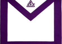 Masonic Council Royal & Select Master RSM Member Apron