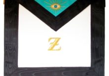 Masonic Scottish Rite Leather Masonic apron – 4th degree – AASR
