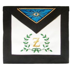 Masonic Scottish Rite Leather Masonic apron – AASR – 4th degree – Acacia