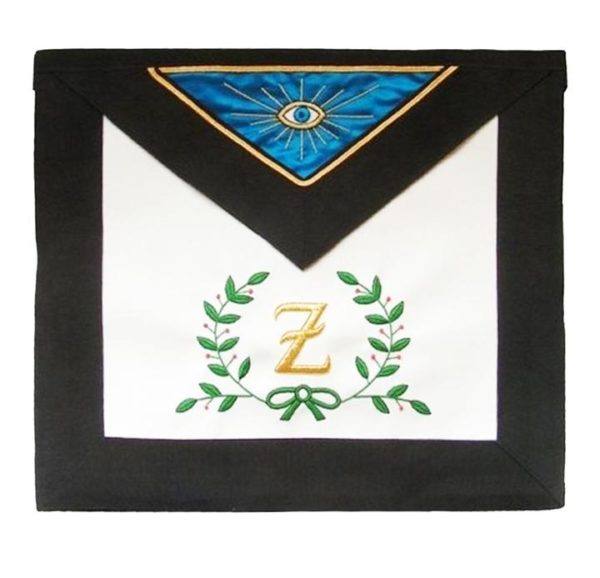 Masonic Scottish Rite Leather Masonic apron – AASR – 4th degree – Acacia