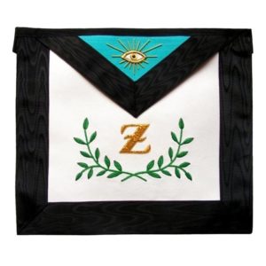 Masonic Scottish Rite Masonic apron – AASR – 4th degree – Sprig of acacia