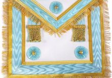 Centennial /Canadian Master Mason Apron Golden Fringe