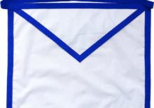 Masonic Blue Lodge Member Apron White Cotton Duck Cloth