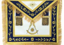 Masonic-Blue-Lodge-Past-Master-Gold-Machine-Embroidery-Apron