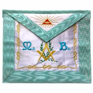 Master-Mason-French-Rite-Modern-Rite-Pyramid-Silk-Apron-Sky-Blue