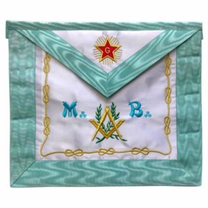 Master-Mason-French-Rite-Modern-Rite-Star-G-Silk-Apron-Sky-Blue