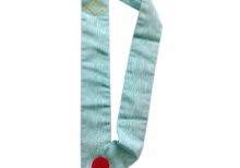Master-Mason-French-Rite-Sash-with-Rosette-Sky-Blue