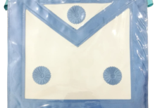 Master Mason Plastic Cover Apron - Sky Blue