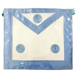 Master Mason Plastic Cover Apron - Sky Blue