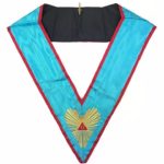 High Quality Masonic Memphis Misraim Officer's collar Machine Embroided