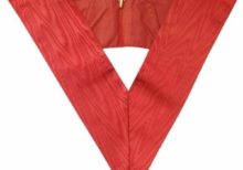 Masonic Officer's collar - ASSR - 28th degree - Red