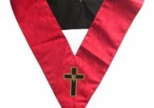 Masonic Officer's collar - AASR - 18th degree - Knight Rose Croix - Latin cross