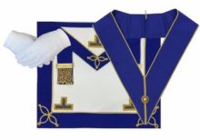 Masonic Craft Provincial Undress Apron and Collar with Gloves