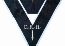 Masonic Officer's collar - ASSR - 30th degree - CKH - Deuxième Grand Juge