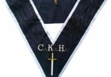 Masonic Officer's collar - ASSR - 30th degree - CKH - Grand Guard of the Camps