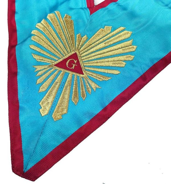 High Quality Masonic Memphis Misraim Officer's collar Machine Embroided