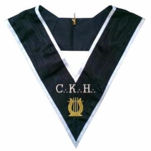 Masonic Officer's collar - ASSR - 30th degree - CKH - Grand Organiste