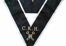 Masonic Officer's collar - ASSR - 30th degree - CKH - Grand Trésorier