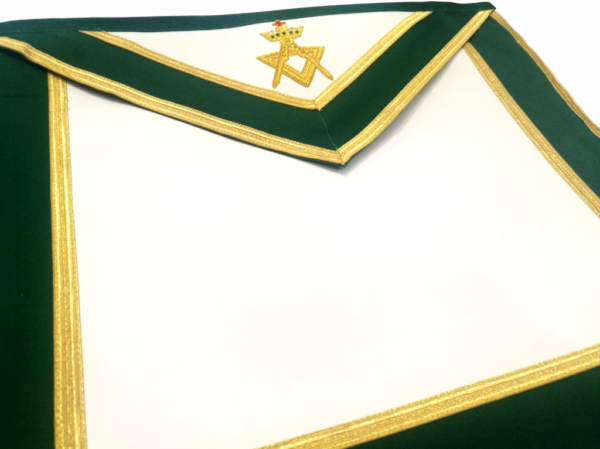 Allied Masonic Degree AMD Past Sovereign Master Apron Hand Embroidered