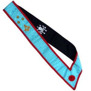 High Quality Scottish Rite AASR Master Sash 3 Stars