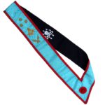 High Quality Scottish Rite AASR Master Sash 3 Stars acacia