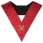 Masonic AASR collar 18th degree - Knight Rose Croix - Secretary