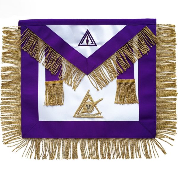 Masonic Council PIM Past Illustrious Master Apron Hand Embroidered