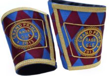 Masonic Gauntlets Cuffs - Embroidered