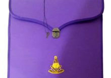 Masonic MM WM and Provincial Full Dress Purple Cases II