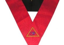 Masonic Memphis Misraim Hand Embroidered Collar - 90 Degree