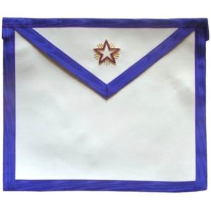 Masonic Memphis Misraim Rite Apprentice Fellowcraft Flaming Star Apron