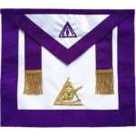 Masonic Past Thrice Illustrious Master PTIM Hand Embroidered Apron