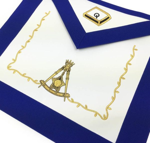 Masonic Regalia 14th Degree Officers Apron and Collar Set