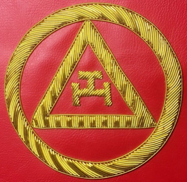 Masonic Royal Arch MM WM and Provincial Full Dress Apron Cases Bullion Embroidery