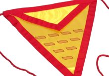 Masonic Scottish Rite 17th Degree - Knight of the East and West Satin Apron