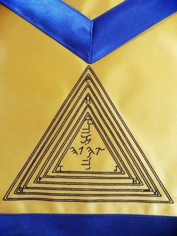 Masonic Scottish Rite 20th degree Master Of The Symbolic Lodge Regalia Apron