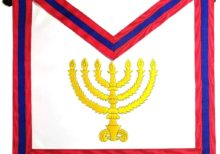 Masonic Scottish Rite Masonic Apron - AASR - 23rd Degree