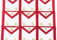 Masonic Scottish Rite Officers Apron Set AASR (REAA)