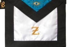 Masonic Scottish Rite Satin Masonic apron - AASR - 4th degree