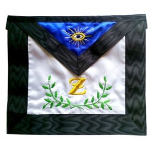 Masonic Scottish Rite Satin Masonic apron - AASR - 4th degree - Acacia