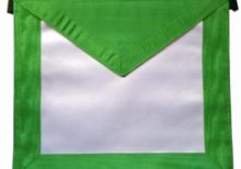 Masonic Scottish Rite Satin Masonic apron- AASR - 5th degree