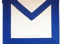 Masonic Scottish Rite apron - AASR - 12th degree with front pocket